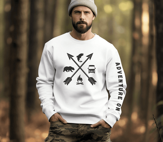 Adventure On Campervan Sweatshirt - Sew Cush