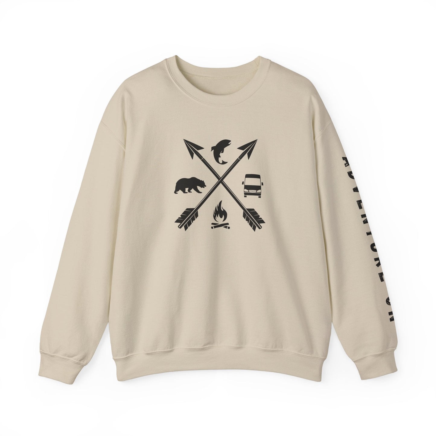 Adventure On Campervan Sweatshirt - Sew Cush