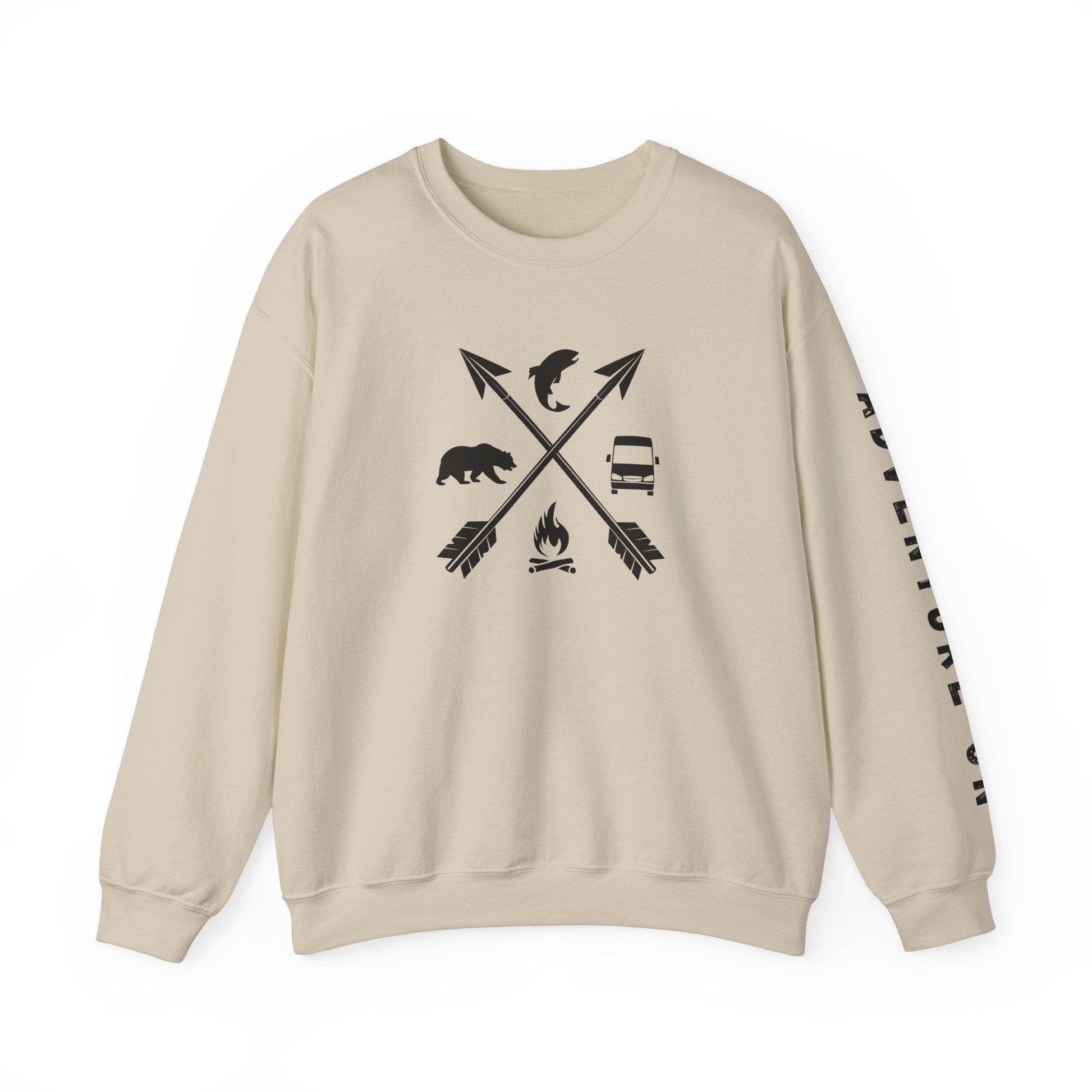 Adventure On Campervan Sweatshirt - Sew Cush
