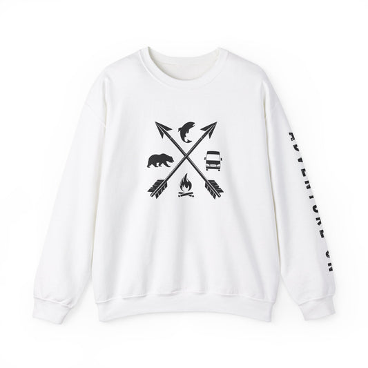 Adventure On Campervan Sweatshirt - Sew Cush