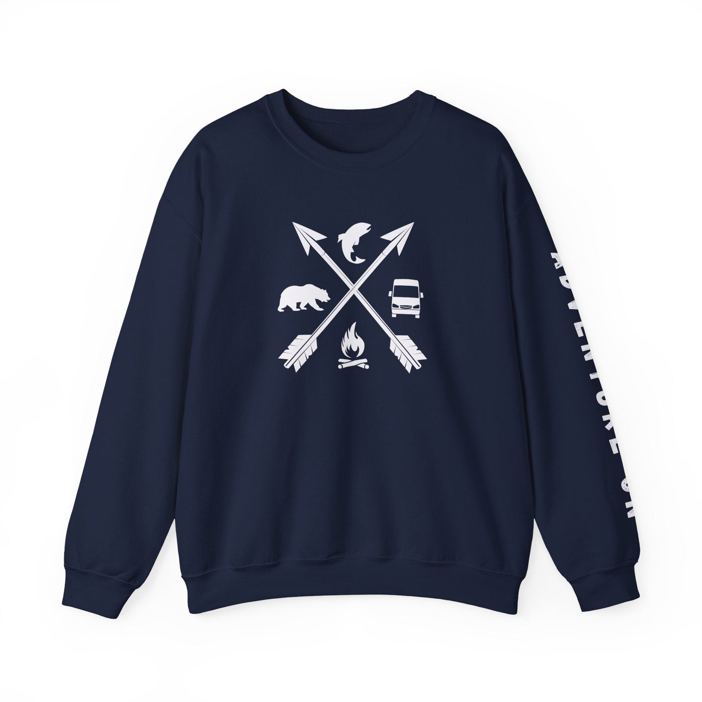 Adventure On Campervan Sweatshirt - Sew Cush