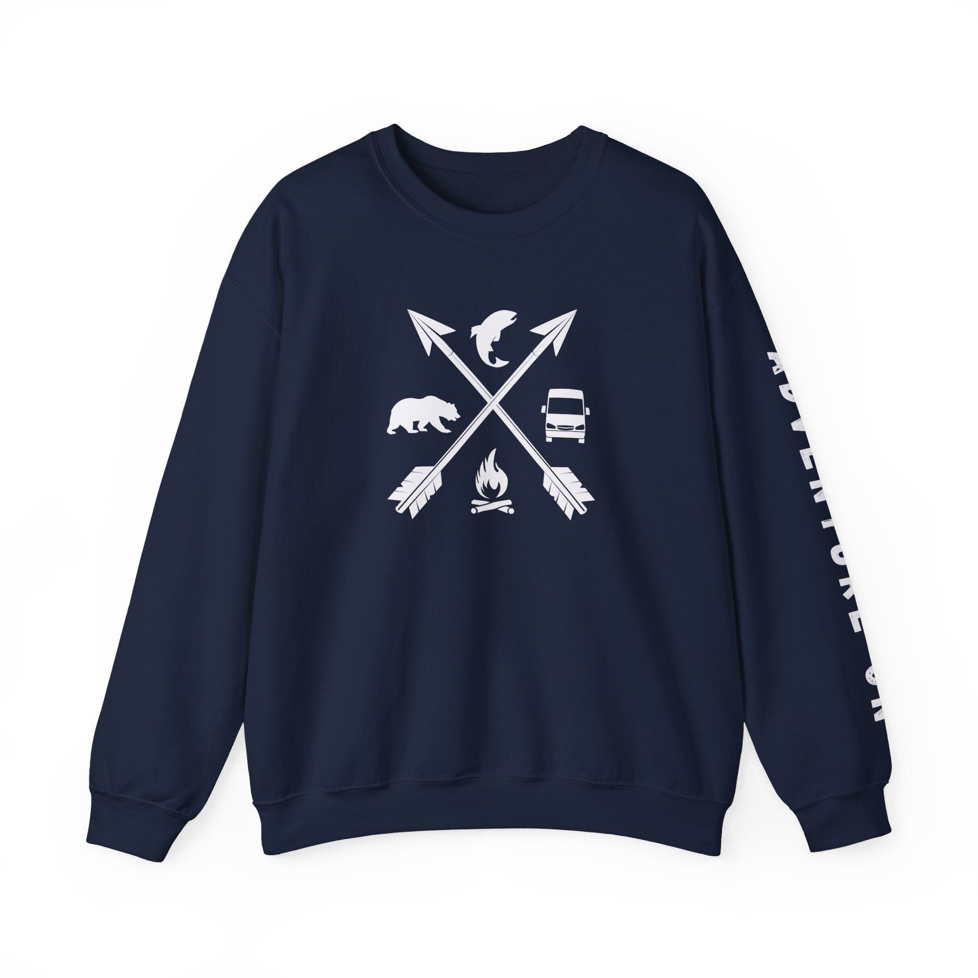 Adventure On Campervan Sweatshirt - Sew Cush