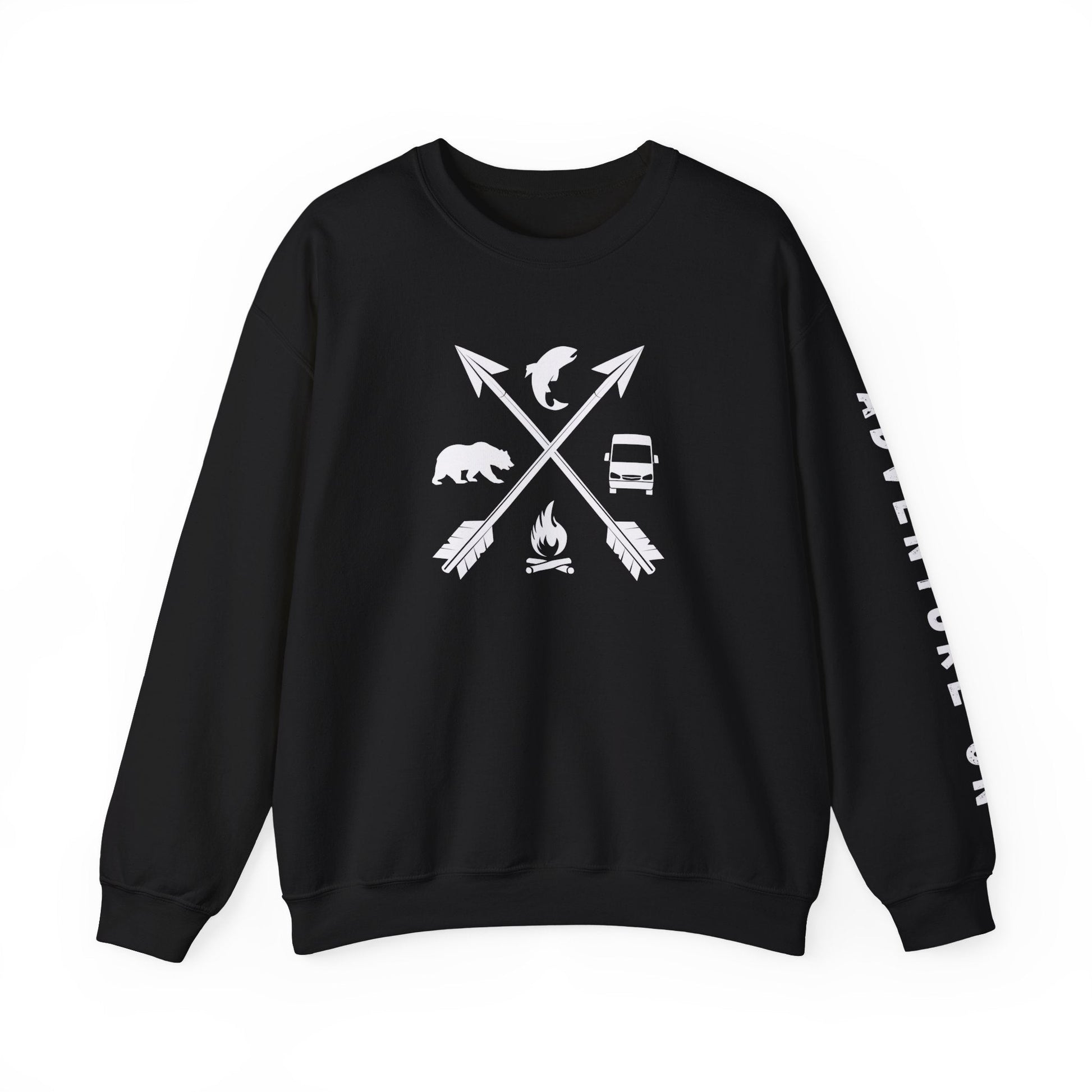 Adventure On Campervan Sweatshirt - Sew Cush