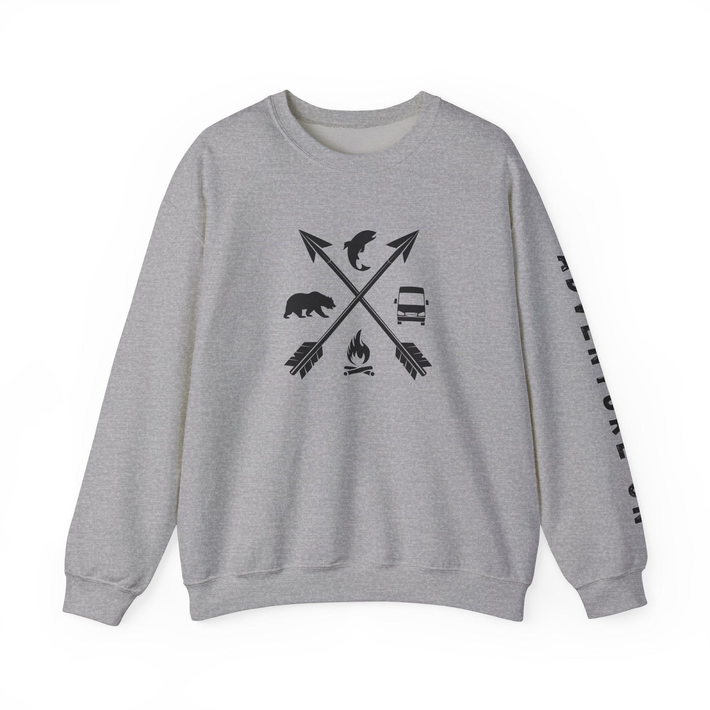 Adventure On Campervan Sweatshirt - Sew Cush