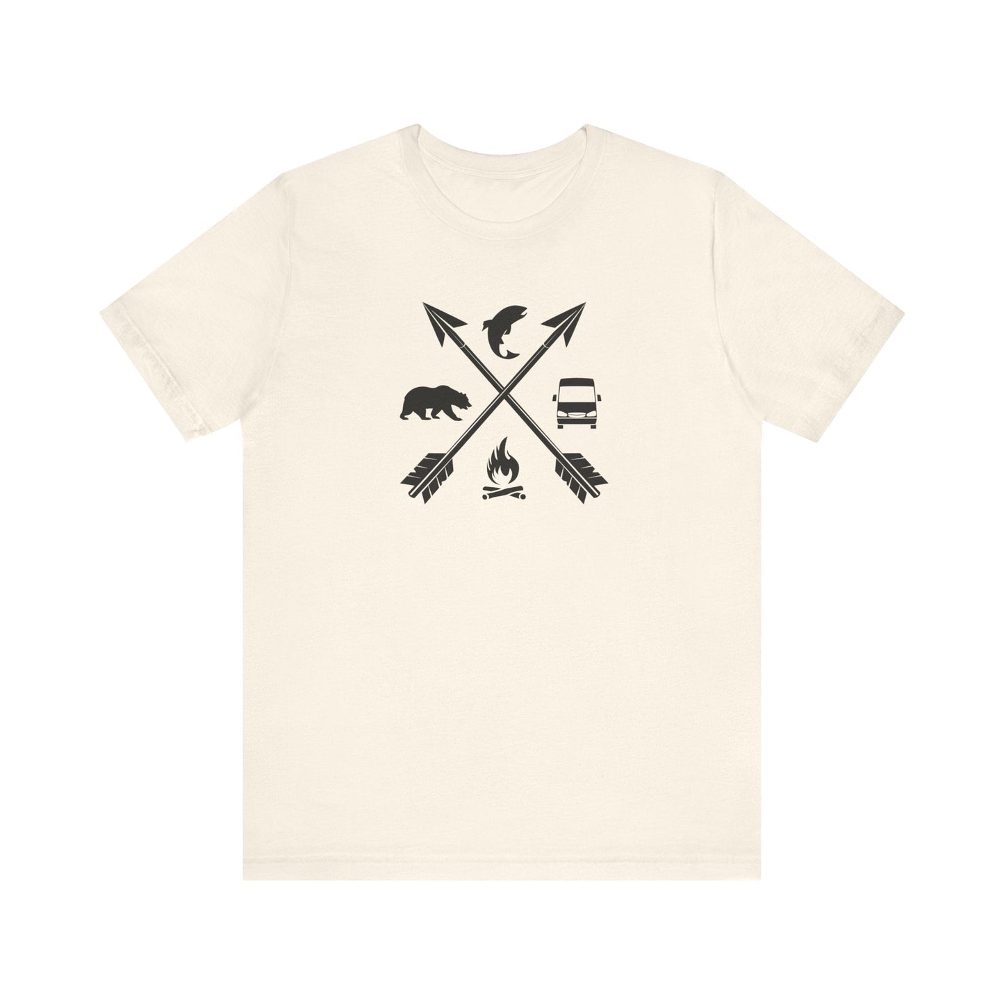 Adventure On Campervan T Shirt - Sew Cush