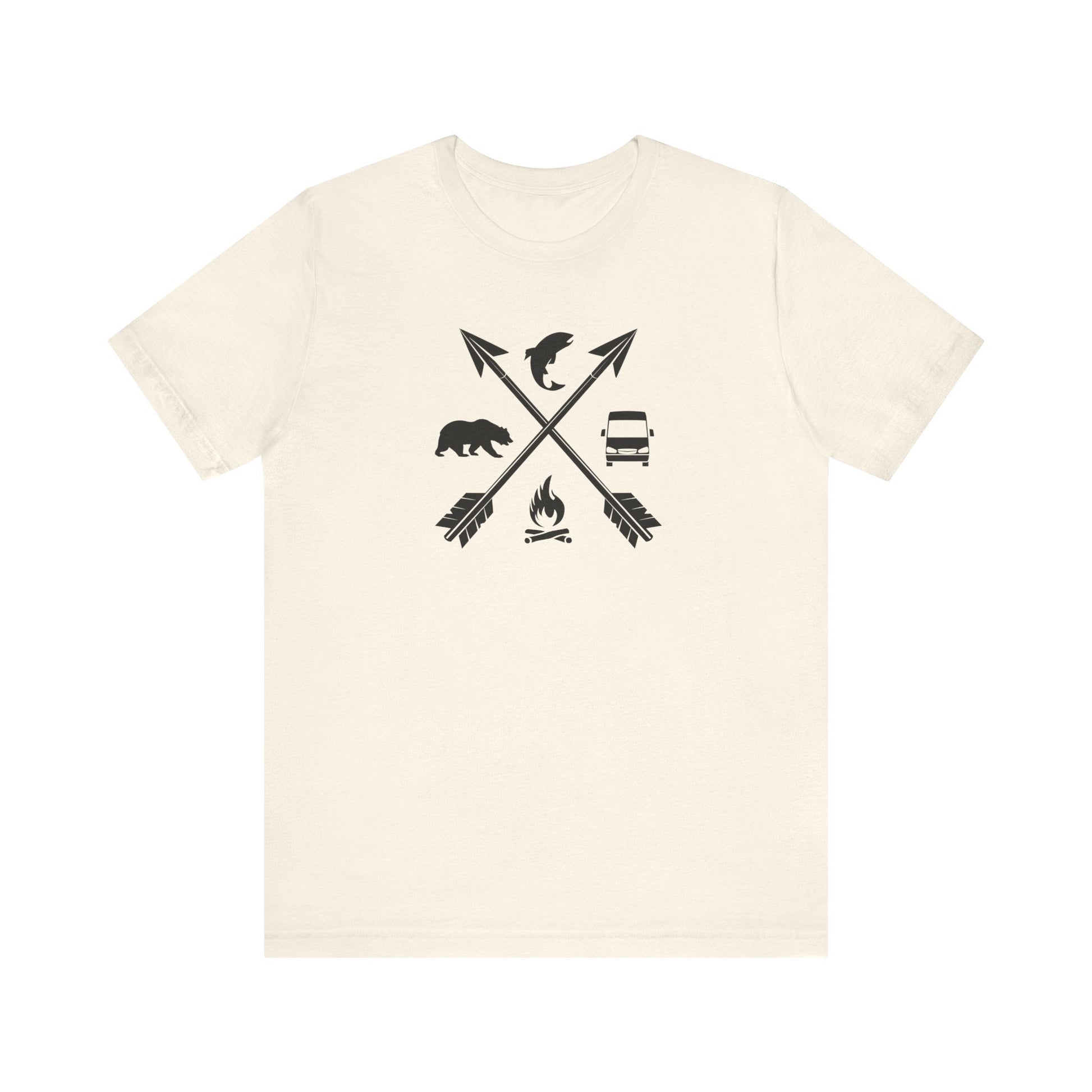 Adventure On Campervan T Shirt - Sew Cush