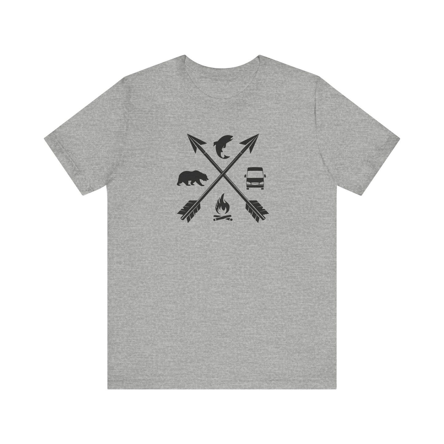 Adventure On Campervan T Shirt - Sew Cush