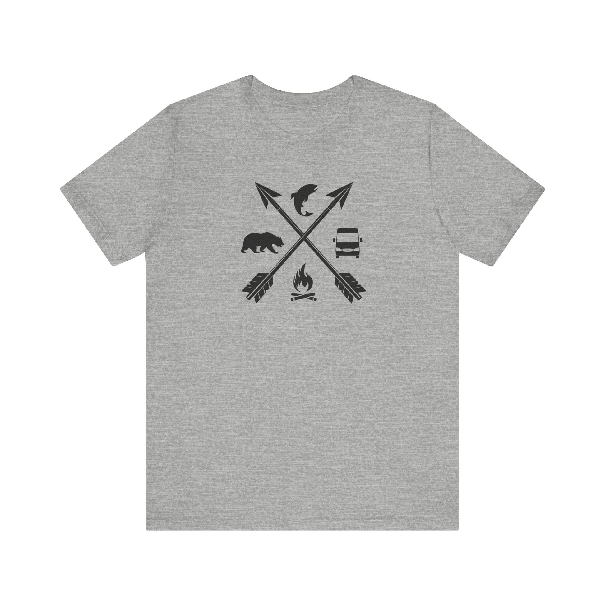 Adventure On Campervan T Shirt - Sew Cush