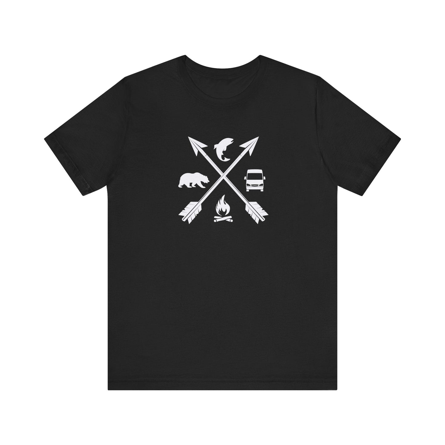 Adventure On Campervan T Shirt - Sew Cush