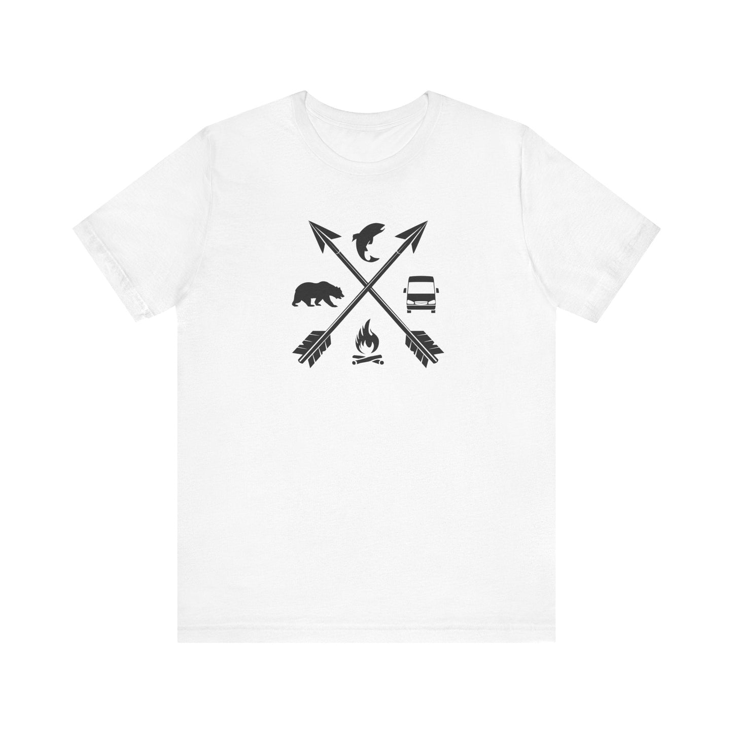 Adventure On Campervan T Shirt - Sew Cush