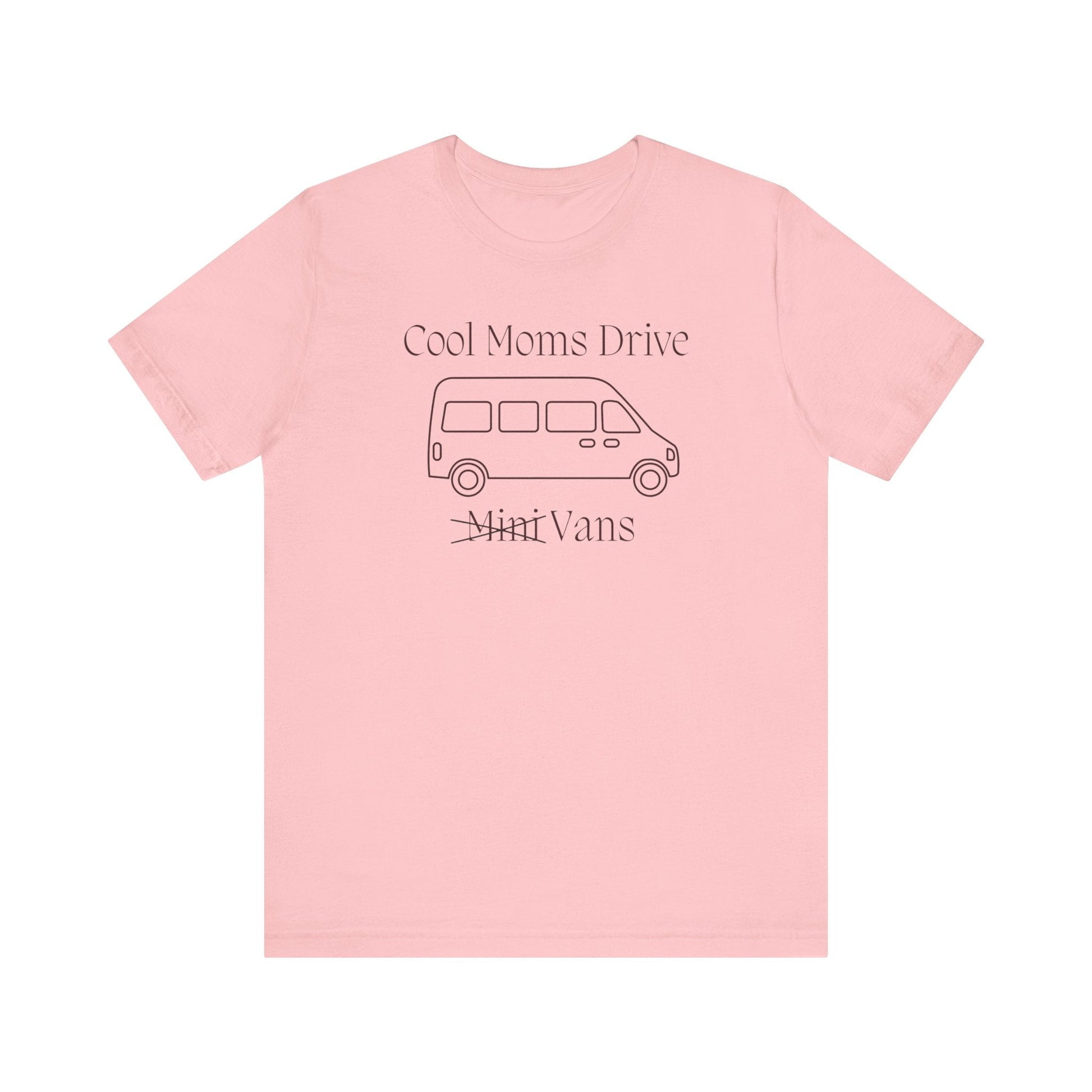 Cool Moms Drive Vans T Shirt - Sew Cush