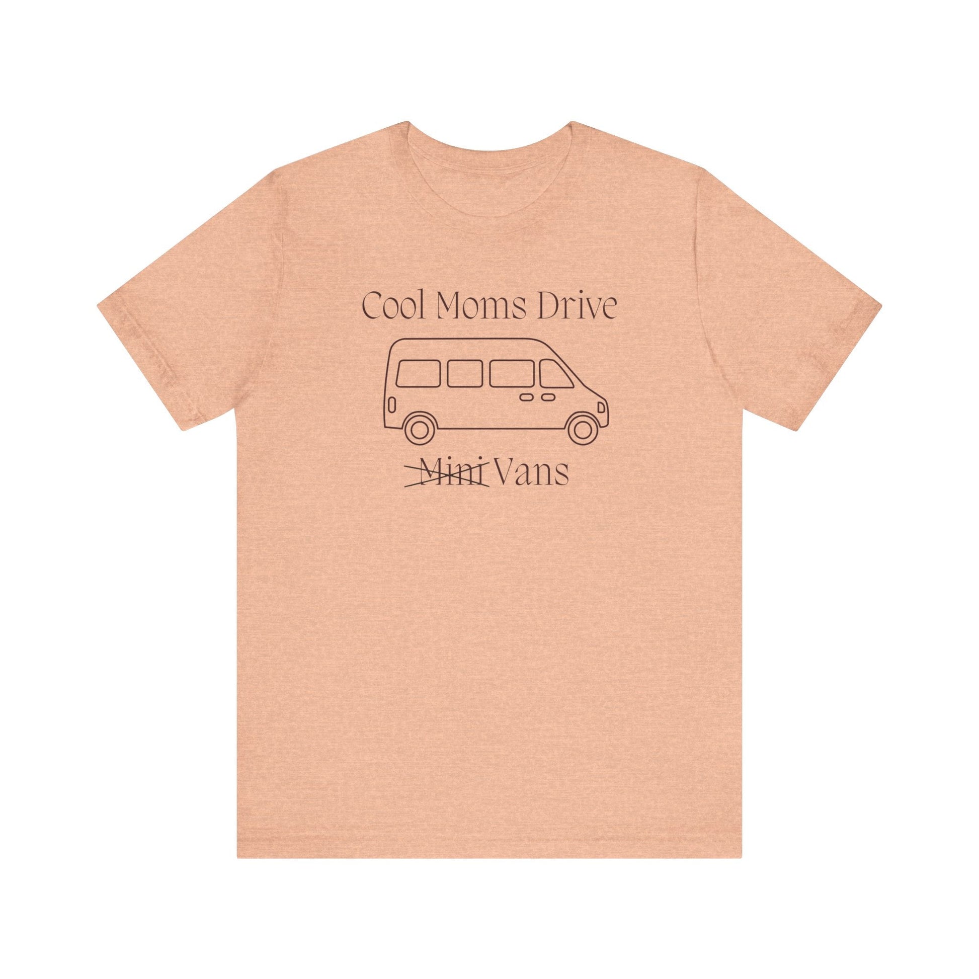 Cool Moms Drive Vans T Shirt - Sew Cush