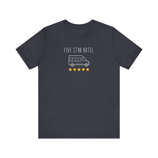 Five Star Hotel Camper Van T Shirt - Sew Cush