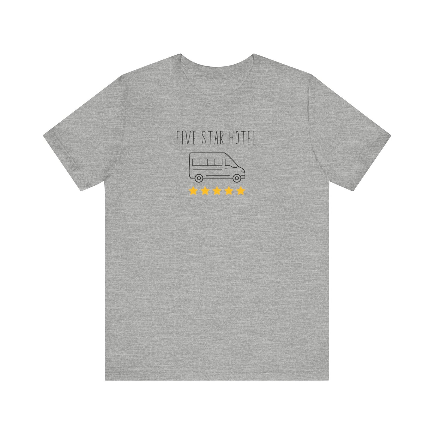 Five Star Hotel Camper Van T Shirt - Sew Cush