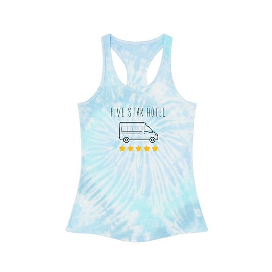 Five Star Hotel Tie - Dye Tank Top - Sew Cush