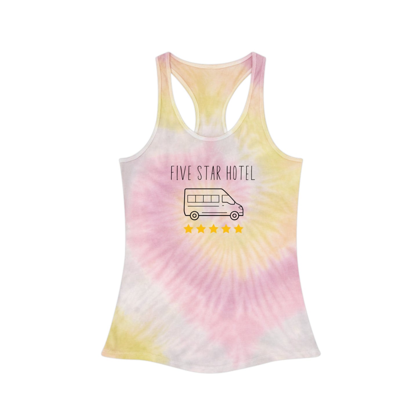 Five Star Hotel Tie - Dye Tank Top - Sew Cush