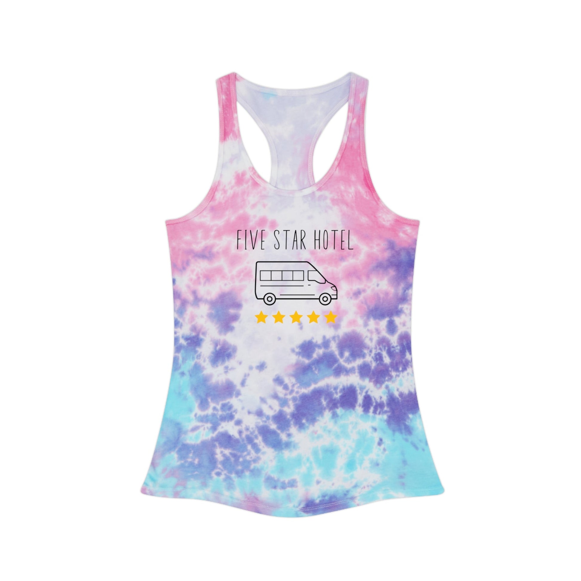 Five Star Hotel Tie - Dye Tank Top - Sew Cush