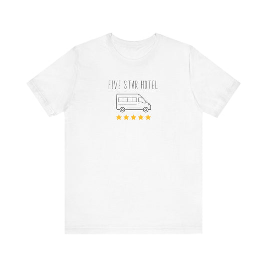 Five Star Hotel Van T Shirt - Sew Cush