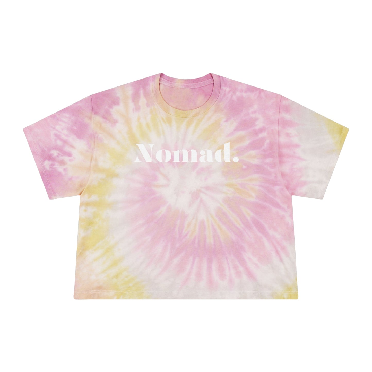 Nomad Tie - Dye Crop T Shirt - Sew Cush