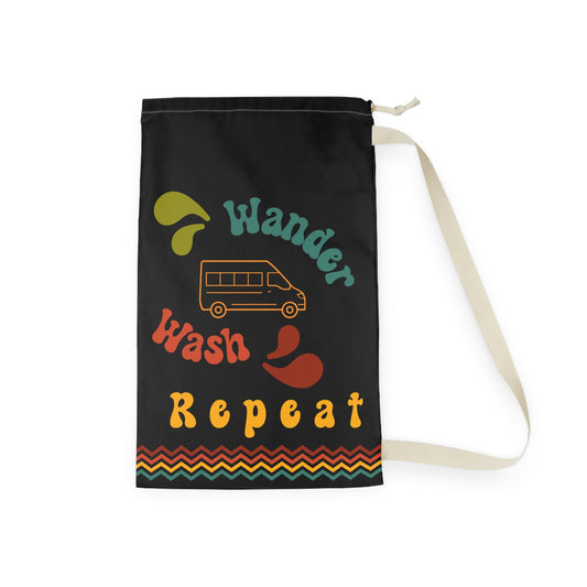 Wander, Wash, Repeat - Laundry Sack - Sew Cush