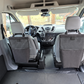 Black seatback laundry mesh storage bags