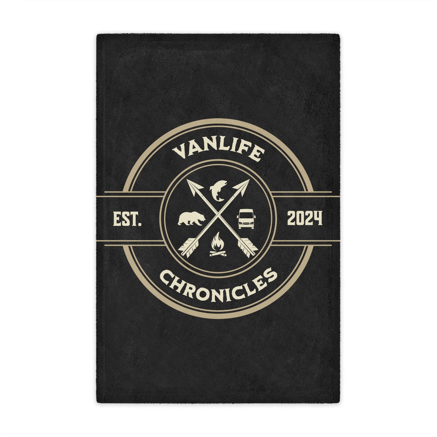 Vanlife Chronicles Fleece Blanket- Customizable Date