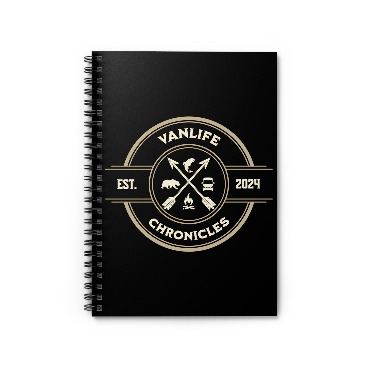 VanLife Chronicles Notebook - Customizable Date