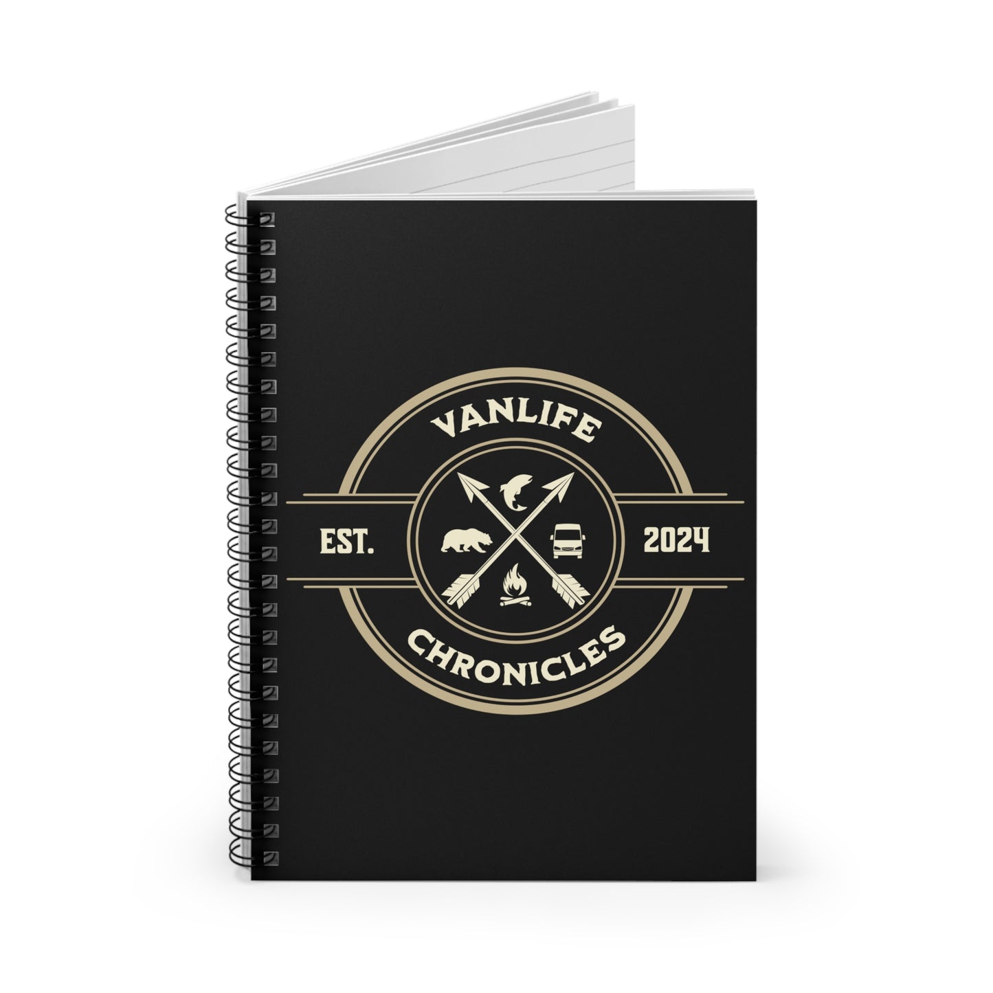 VanLife Chronicles Notebook - Customizable Date