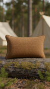 Chestnut Brown Wool Camp Cushion