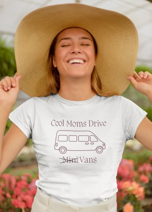 Cool Moms Drive Vans T Shirt