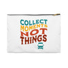 Collect Moments Not Things - Campervan Accessory Pouch - Sew Cush