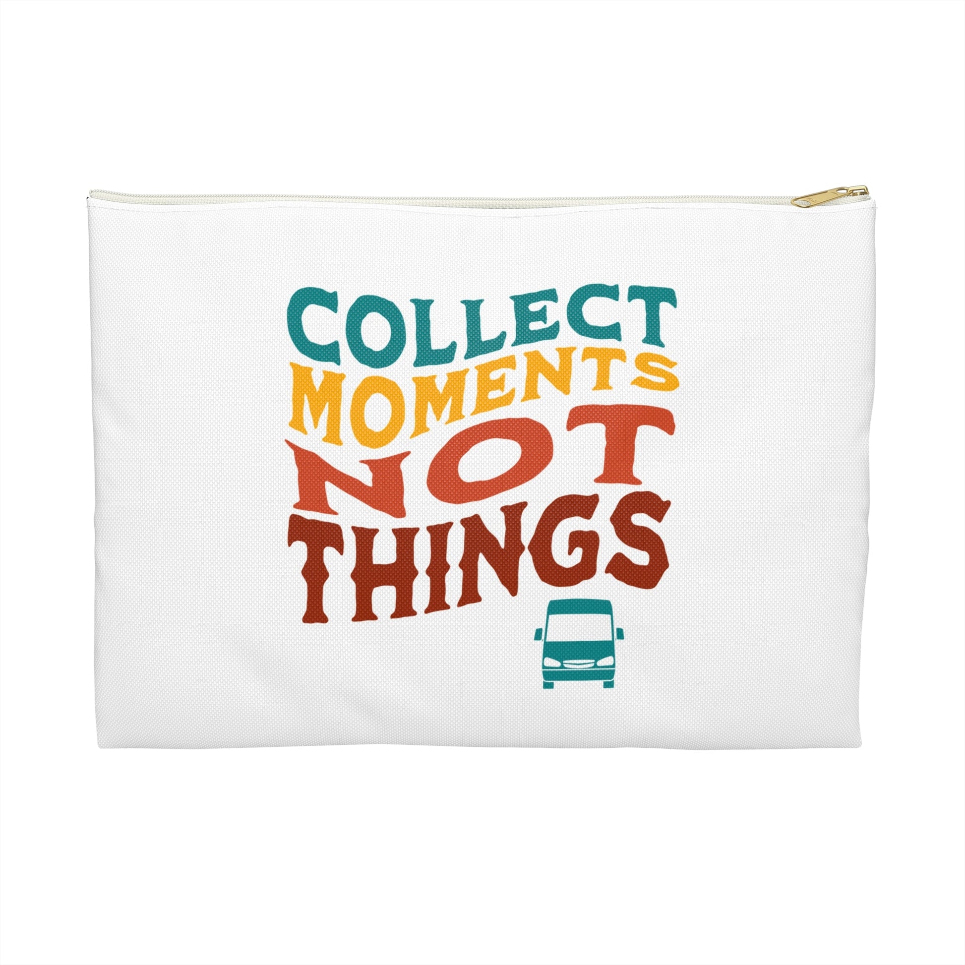 Collect Moments Not Things - Campervan Accessory Pouch - Sew Cush