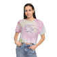 Cool Moms Drive Vans Women's Tie - Dye Crop Tee - Sew Cush