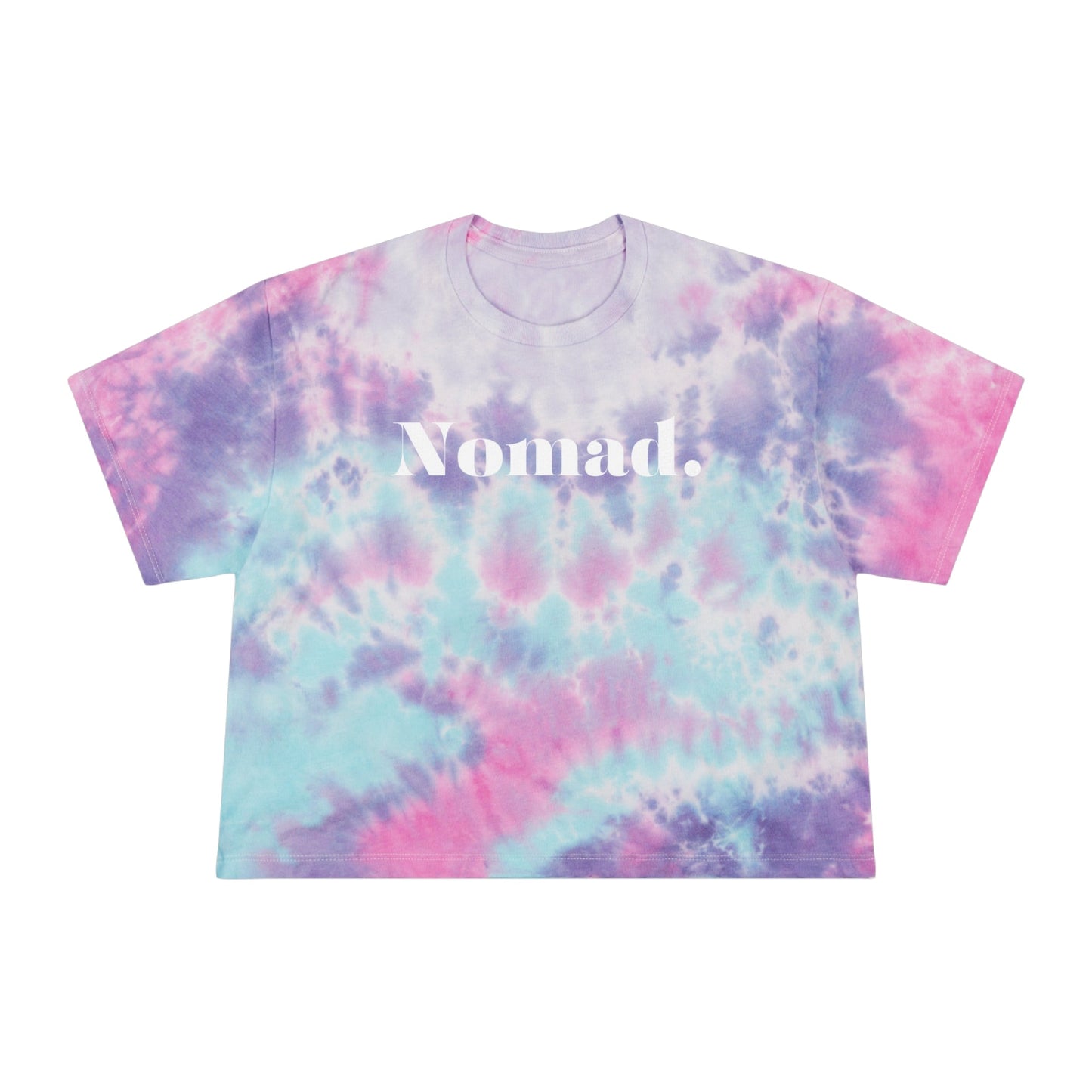 Nomad Tie - Dye Crop T Shirt - Sew Cush