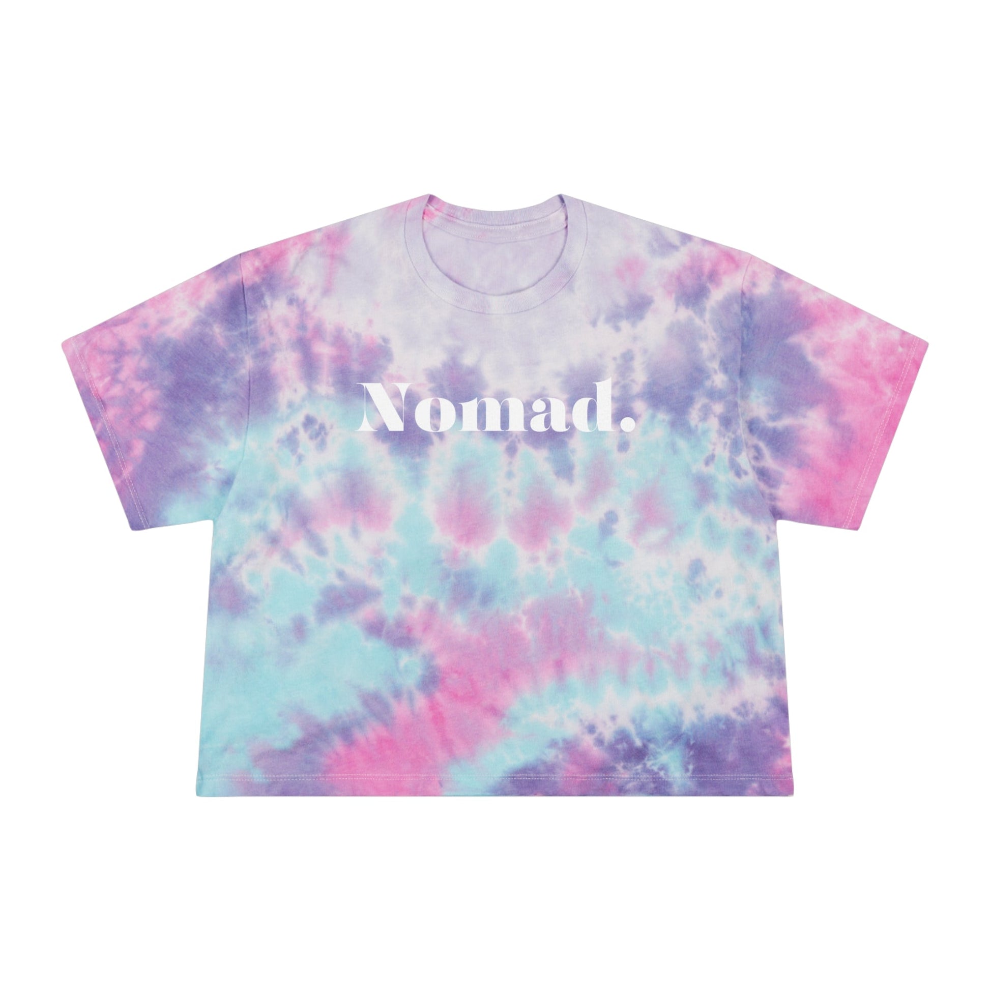 Nomad Tie - Dye Crop T Shirt - Sew Cush