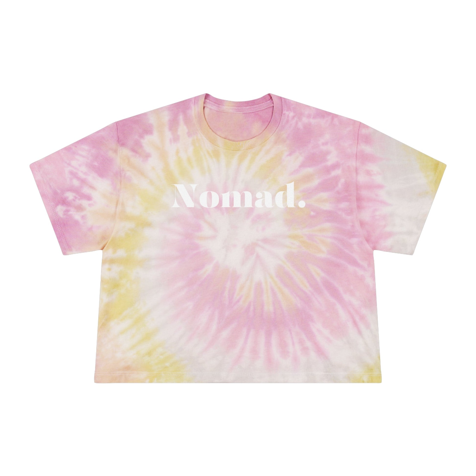 Nomad Tie - Dye Crop T Shirt - Sew Cush