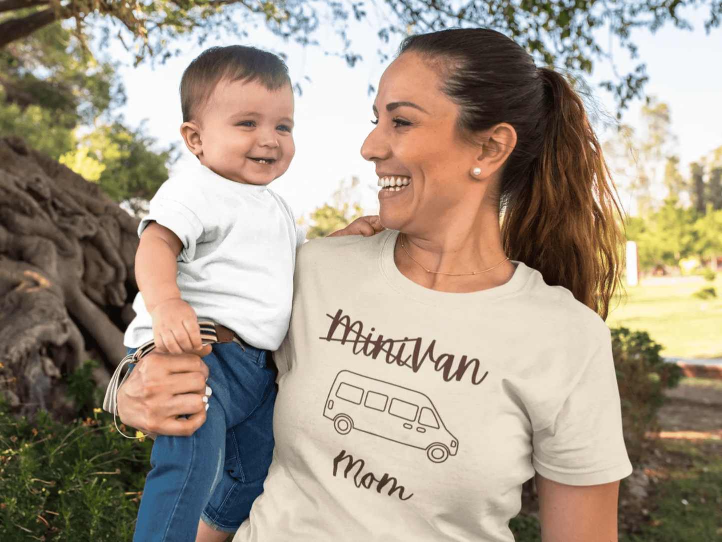 Van Mom T Shirt - Sew Cush