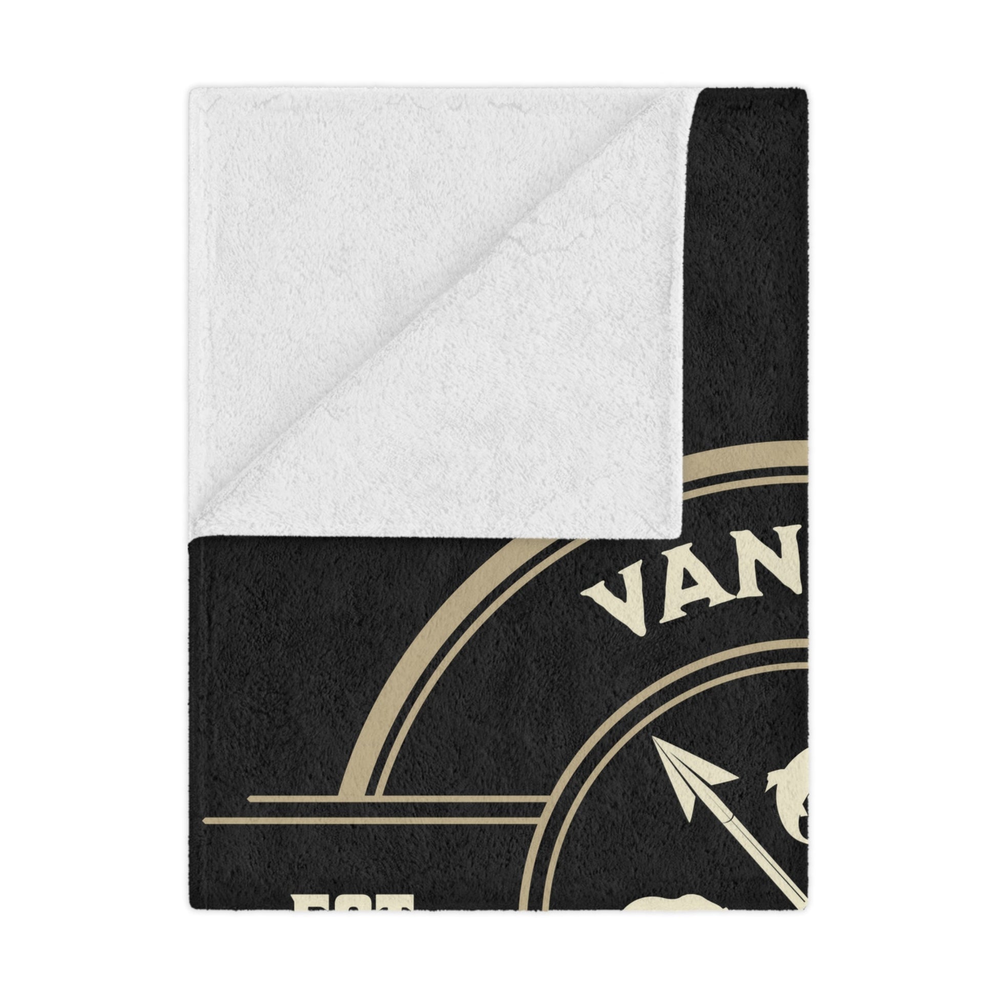 Vanlife Chronicles Fleece Blanket - Customizable Date - Sew Cush